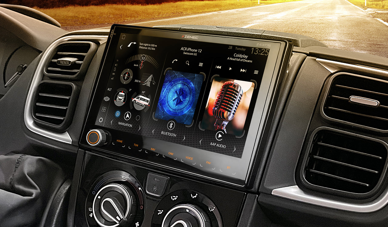 ZENEC Z-E3776 9 Zoll Infotainer für FIAT Ducato wl. CP GAA